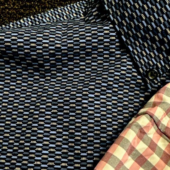 Express Shirt Mens Small Pink,Floral, Checkered Ex.Slim Fit Button Up LS Lot (3) - Picture 6 of 8